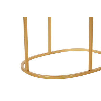 Avantis Gold Finish Set Of 2 Oval Side Tables - Image 10
