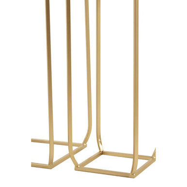 Avantis Set Of Two Champagne Square Side Tables