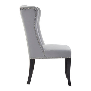 Kensington Townhouse Grey Velvet Dining Chair