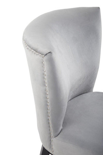 Kensington Townhouse Grey Winged Dining Chair