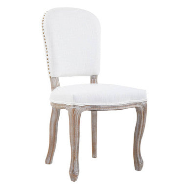 Kensington Townhouse Ivory Linen Dining Chair