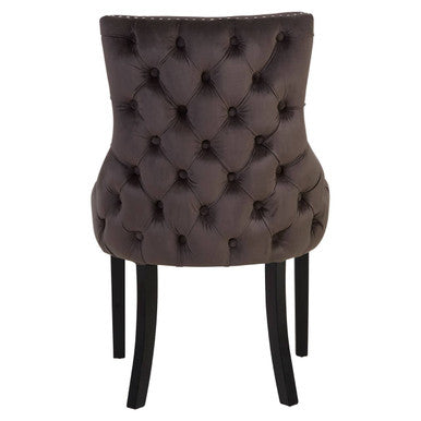 Kensington Townhouse brown Velvet Dining Chair