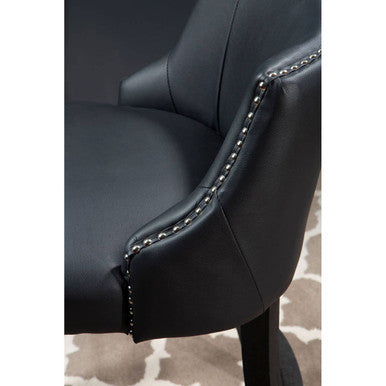 Kensington Townhouse Black Hevea Bar Chair