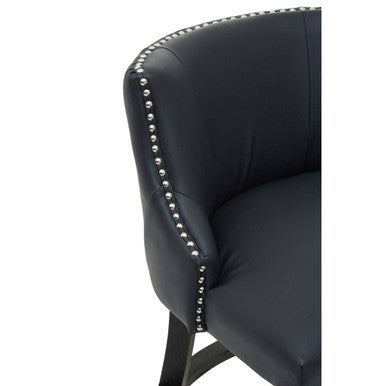 Kensington Townhouse Black Hevea Bar Chair