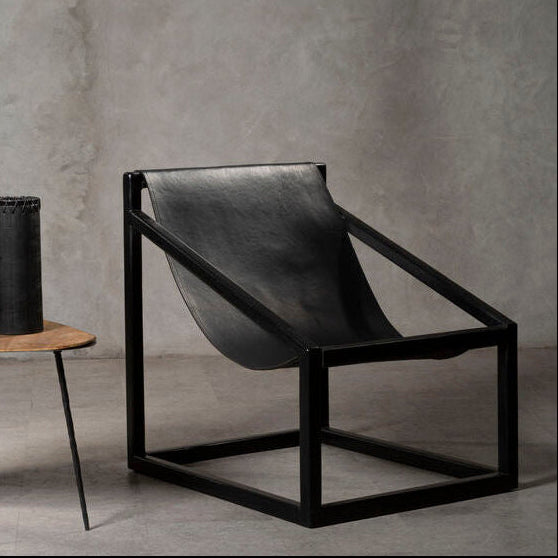 Kendari Black Cubic Frame Chair - Image 1