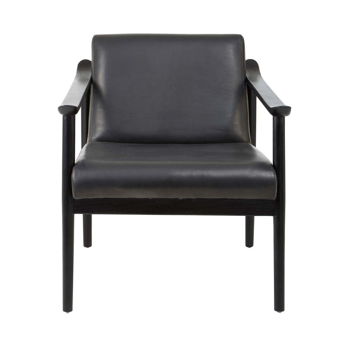 Kendari Black Leather Chair