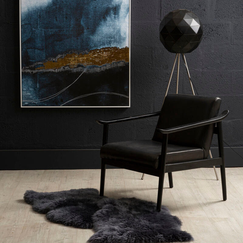 Kendari Black Leather Chair