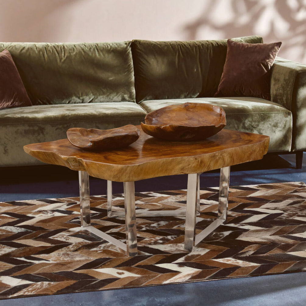 Surak Teak Wood Coffee Table - Image 1