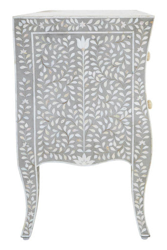 Fusion Chest of 2 Drawers with Mother of Pearl Inlay