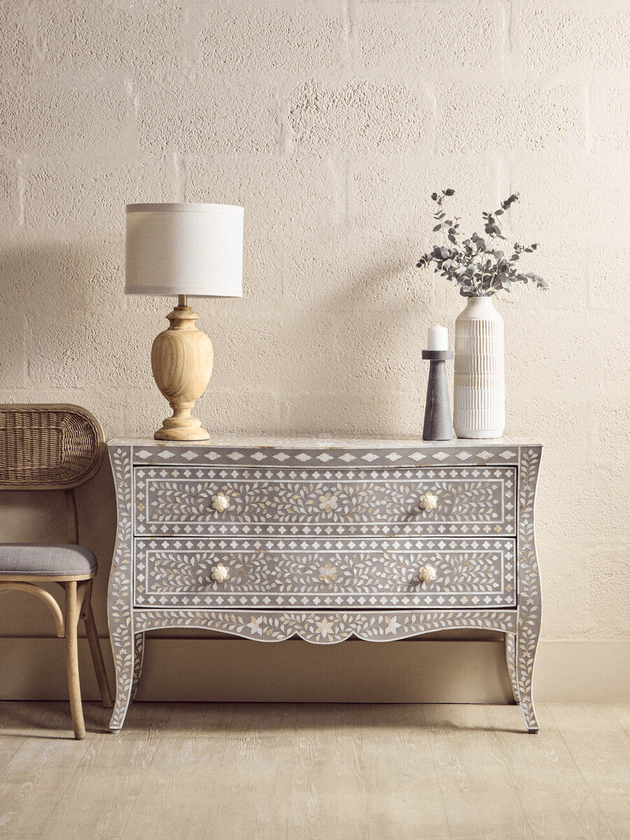 Fusion Chest of 2 Drawers with Mother of Pearl Inlay - Image 8