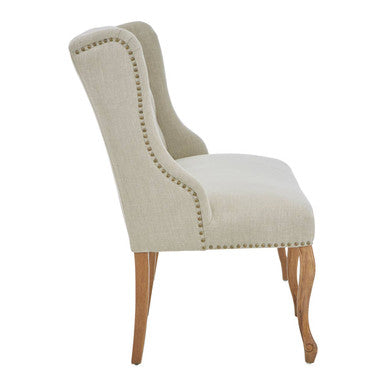 Harrison 2 Seat Natural Linen Bench - Image 4