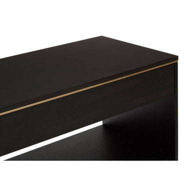 Diamond Oak Veneer Console Table.