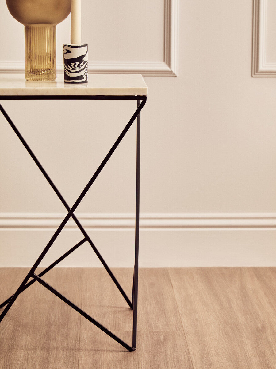 Shalimar Marble top Square Side Table