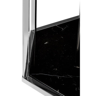 Piermount Black And Silver End Table - Image 4