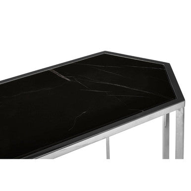 Piermount Silver Frame Console Table