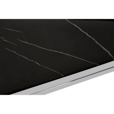 Piermount Silver Frame Console Table