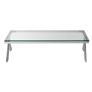 Piermount Clear Glass Coffee Table - Image 2