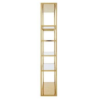 Piermount Gold Bar Shelf Unit With Glass Rack - Image 7