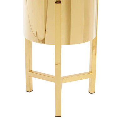 Piermount Small Gold Finish Planter - Image 7