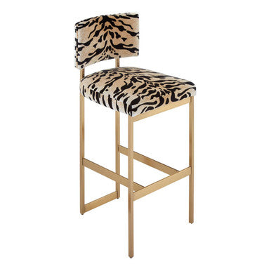 Manhattan Tiger Print Bar Stool - Image 7