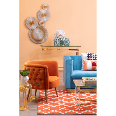 Manhattan Orange Tub Chair