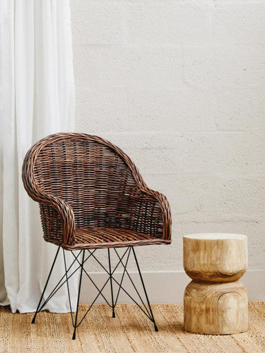 Manado Natural Croco Rattan Chair