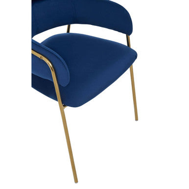 Tamzin Blue Velvet Dining Chair