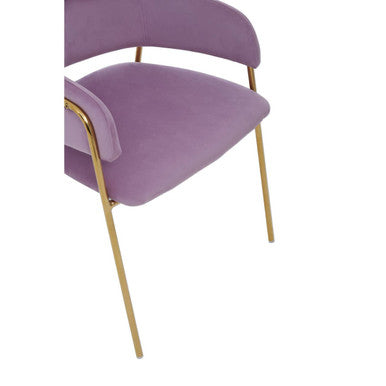 Tamzin Pink Velvet Dining Chair