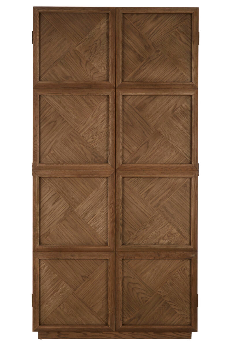 Salvar Natural Oak Wood Tall Cabinet - Image 2