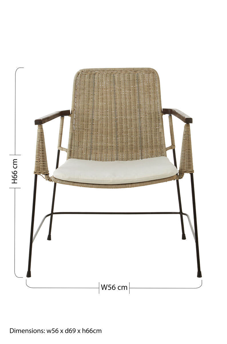 Java Traditional Design Natural Rattan Chair