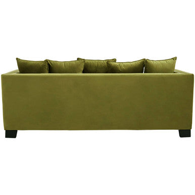 3 Seater Moss Velvet Sofa, Sofia