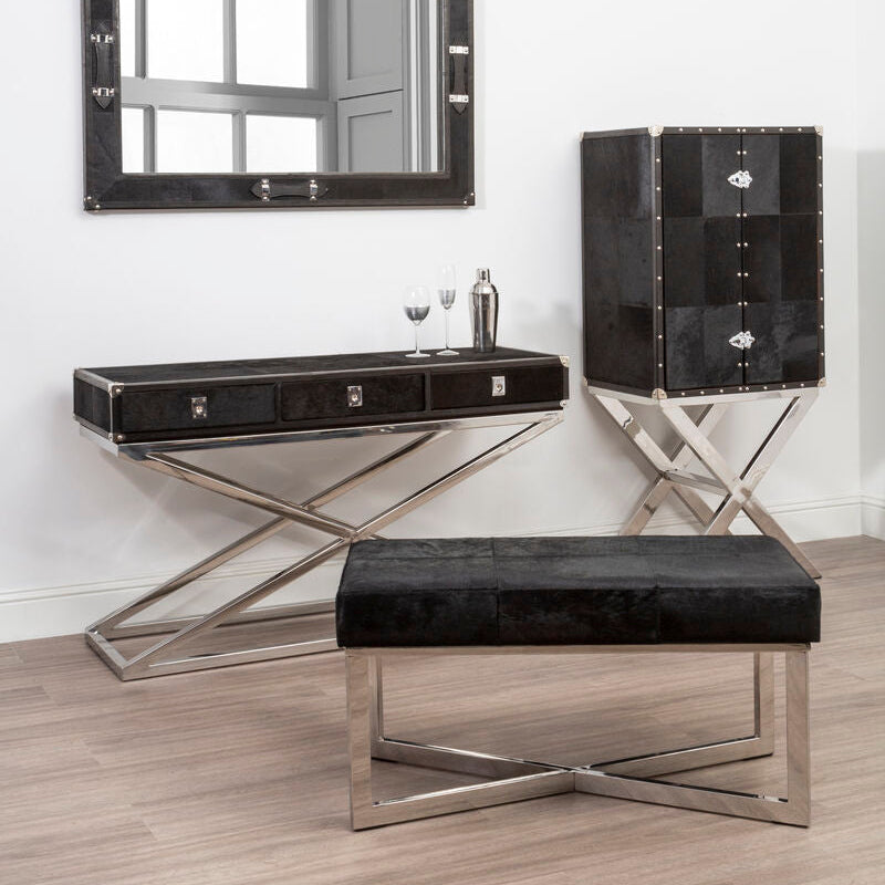 Kensington Townhouse Cross Base Drinks Cabinet - Image 4