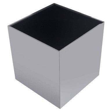 Carlox Square Chrome Finish Side Table - Image 2