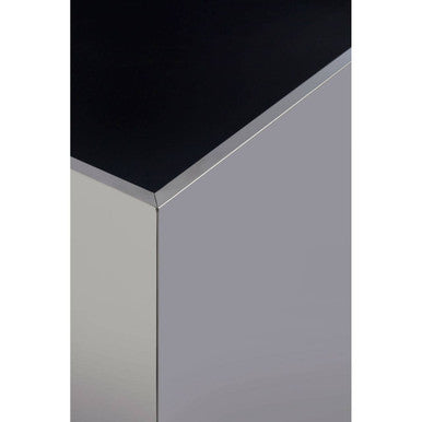 Carlox Square Chrome Finish Side Table - Image 4