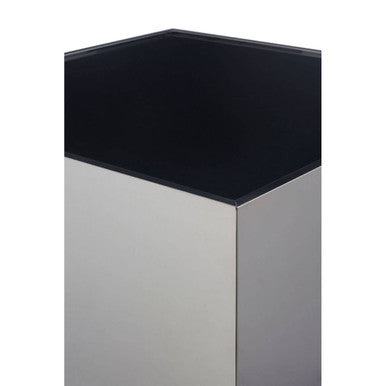 Carlox Square Chrome Finish Side Table - Image 5