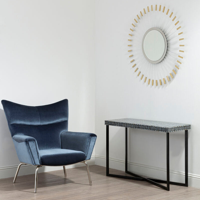 Bria Shell Inlay Console Table