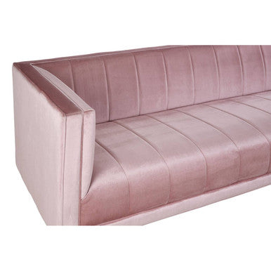 Otylia 3 Seat Pink Sofa