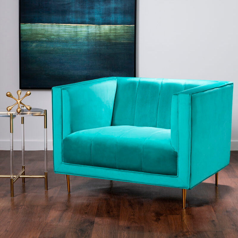 Otylia Green Armchair - Image 1