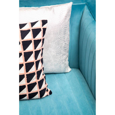 3 Seater Light Blue Sofa, Opal