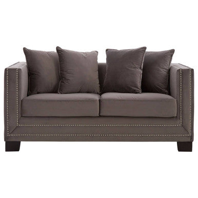 2 Seater Viola Brown Sofa, Sofia - Image 2