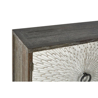 Milan 4 Door Recycled Elm Wood Sideboard - Image 12