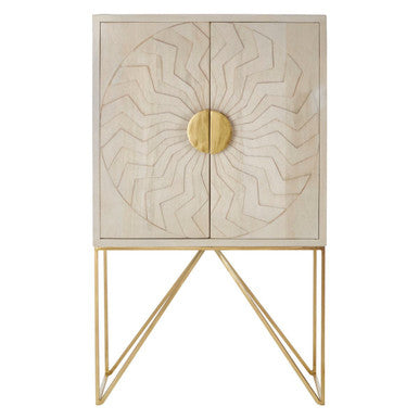 Sadras White Wash Mango Wood Cabinet