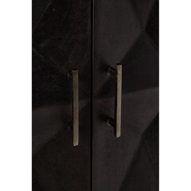 Sabari Two Door Mango Wood Cabinet - Image 5