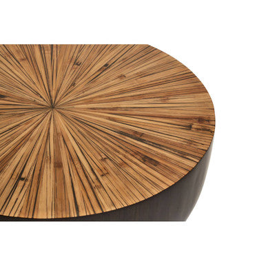 Gabo Small Round Ebony Coffee Table