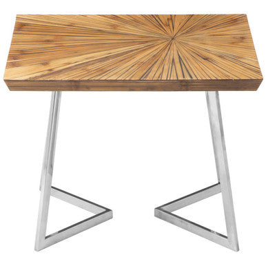 Gabar Natural Bamboo Side Table - Image 3