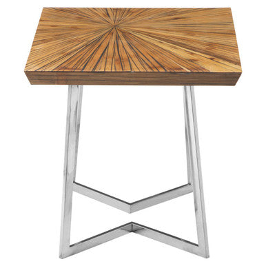 Gabar Natural Bamboo Side Table - Image 4