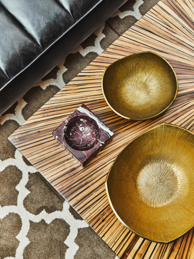 Gabelle Rectangle Ebony Bamboo Coffee Table - Image 6