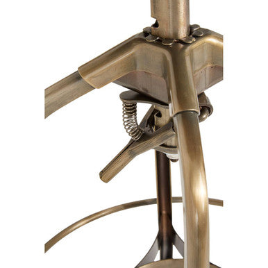 Gator Brass Adjustable Stool