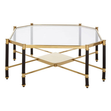 Allessi Silver Metal and Side Table with Black Legs - Image 1