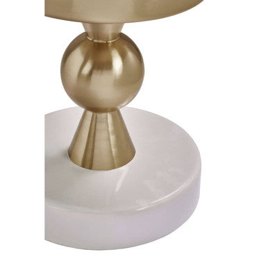 Martini Gold And Ivory Side Table
